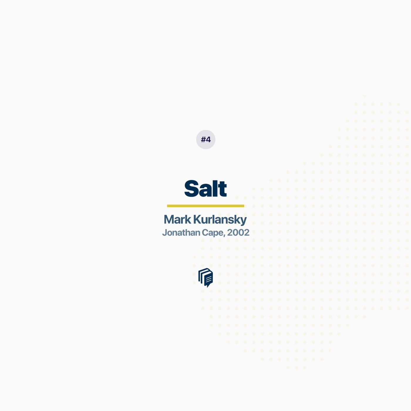 1-4: Salt (خلاصه‌ی کتاب تاریخ نمک)