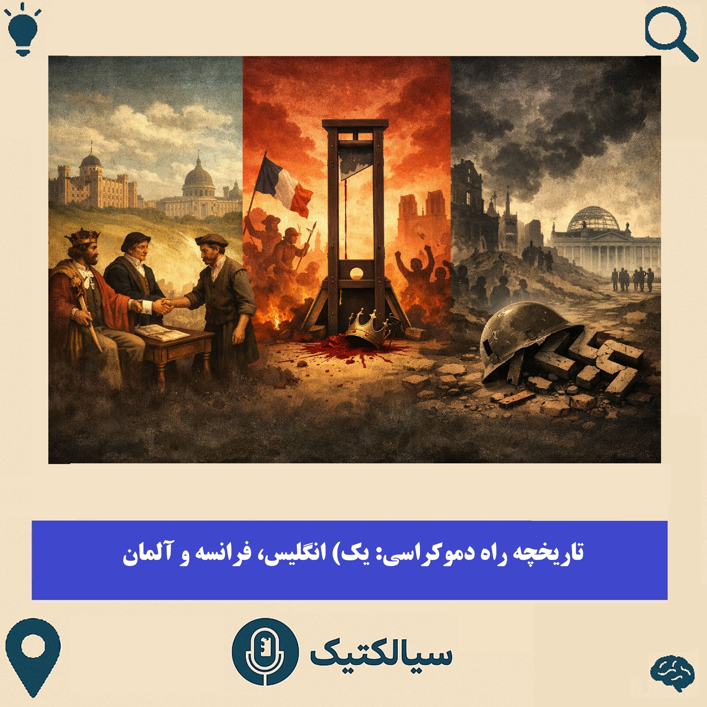 سیالکتیک: تاریخچه راه دموکراسی: انگلیس، فرانسه و آلمان