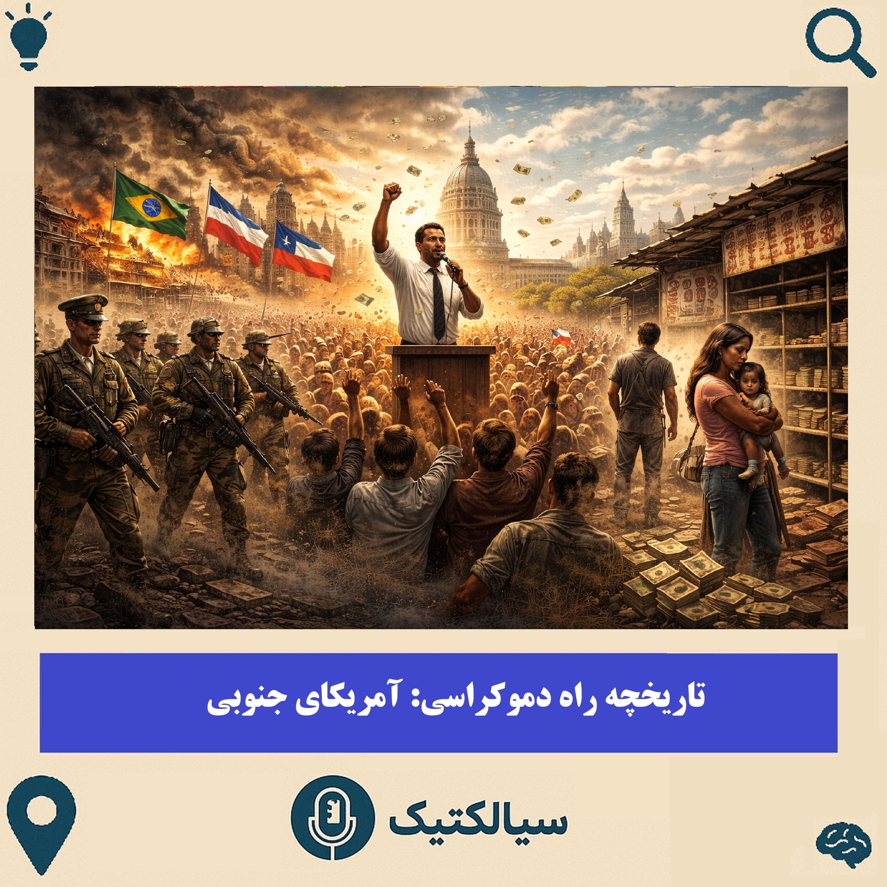 سیالکتیک: تاریخچه راه دموکراسی: آمریکای جنوبی
