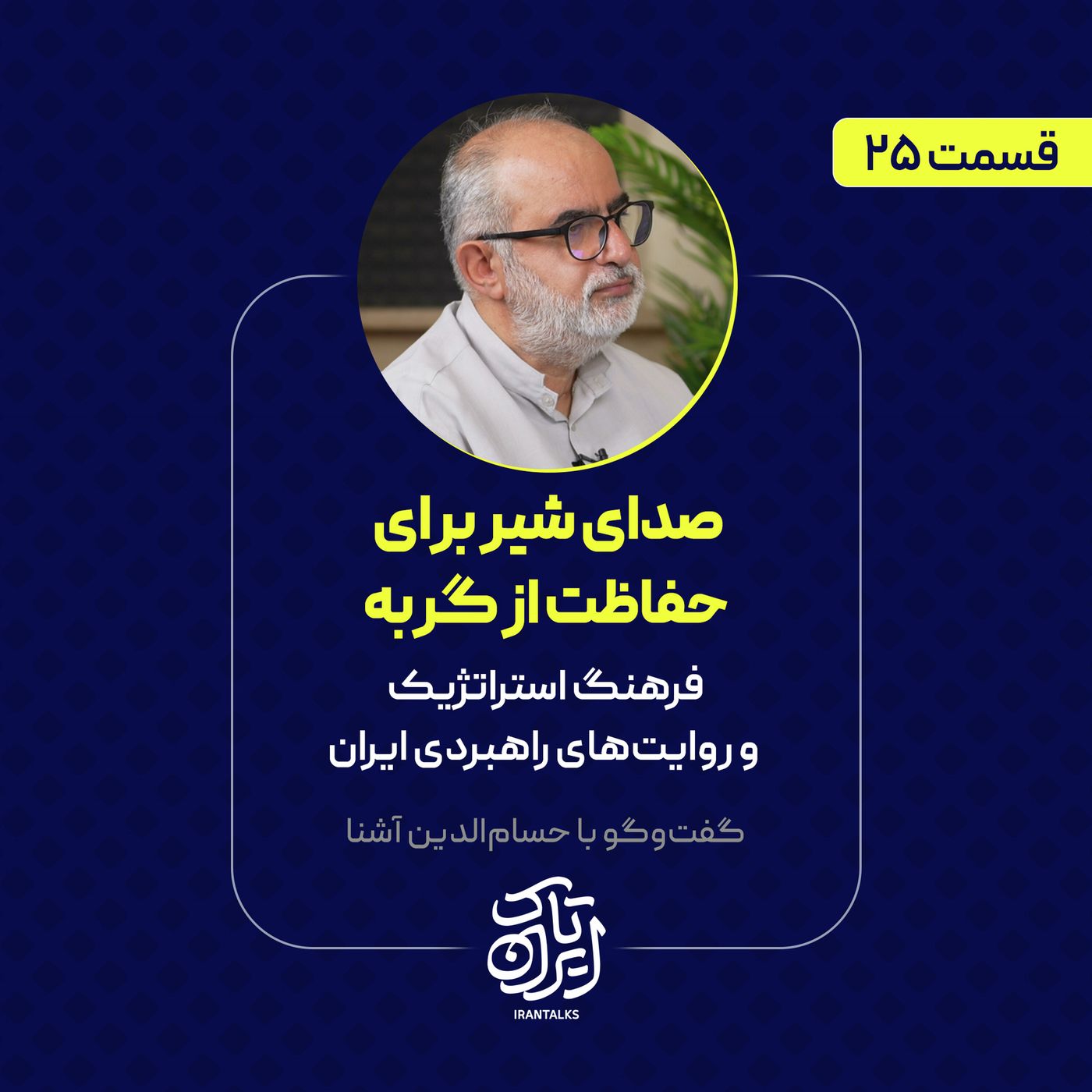 قسمت ۲۵ | صدای شیر برای حفاظت از گربه | حسام‌الدین آشنا