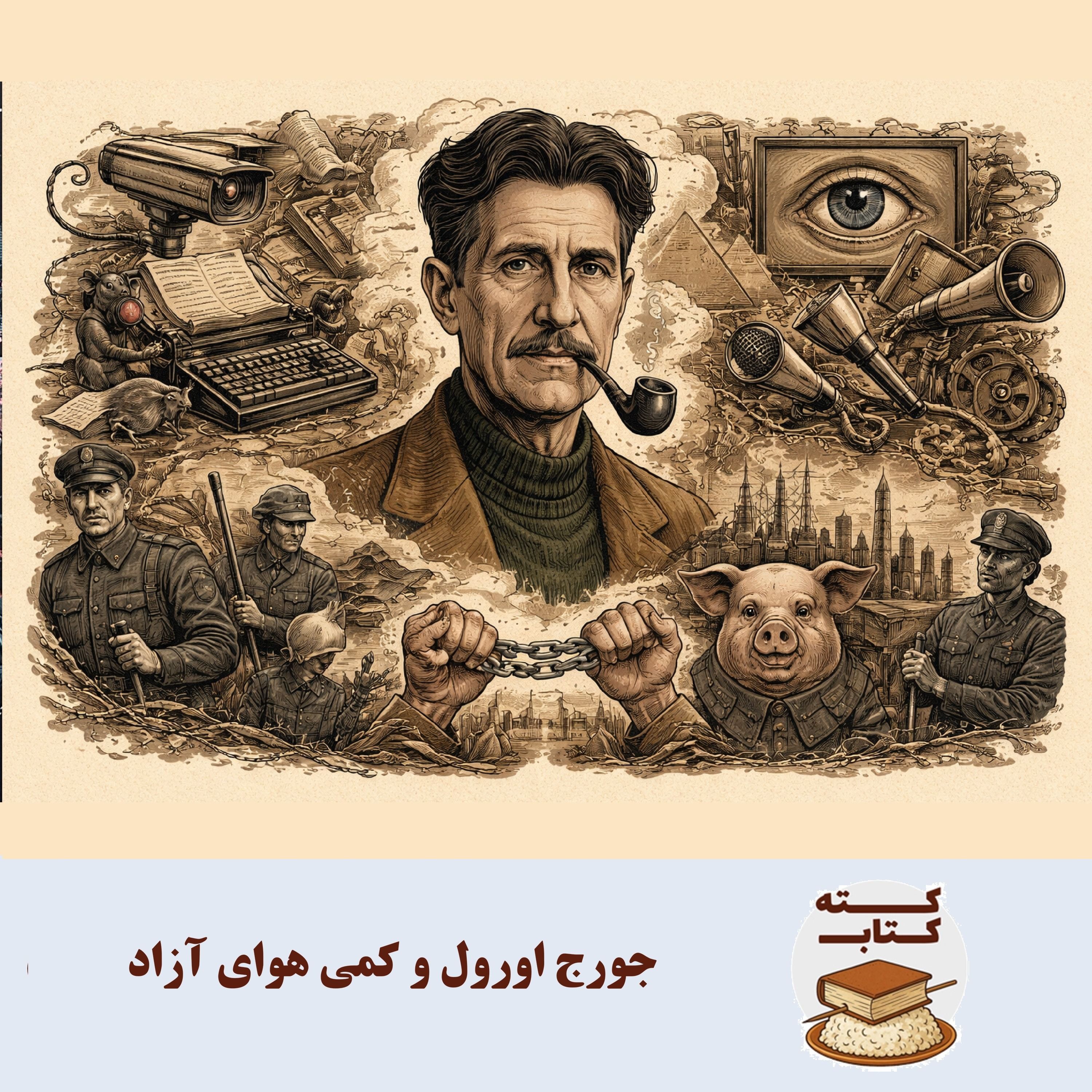 کته کتاب: جورج اورول و کمی هوای آزاد