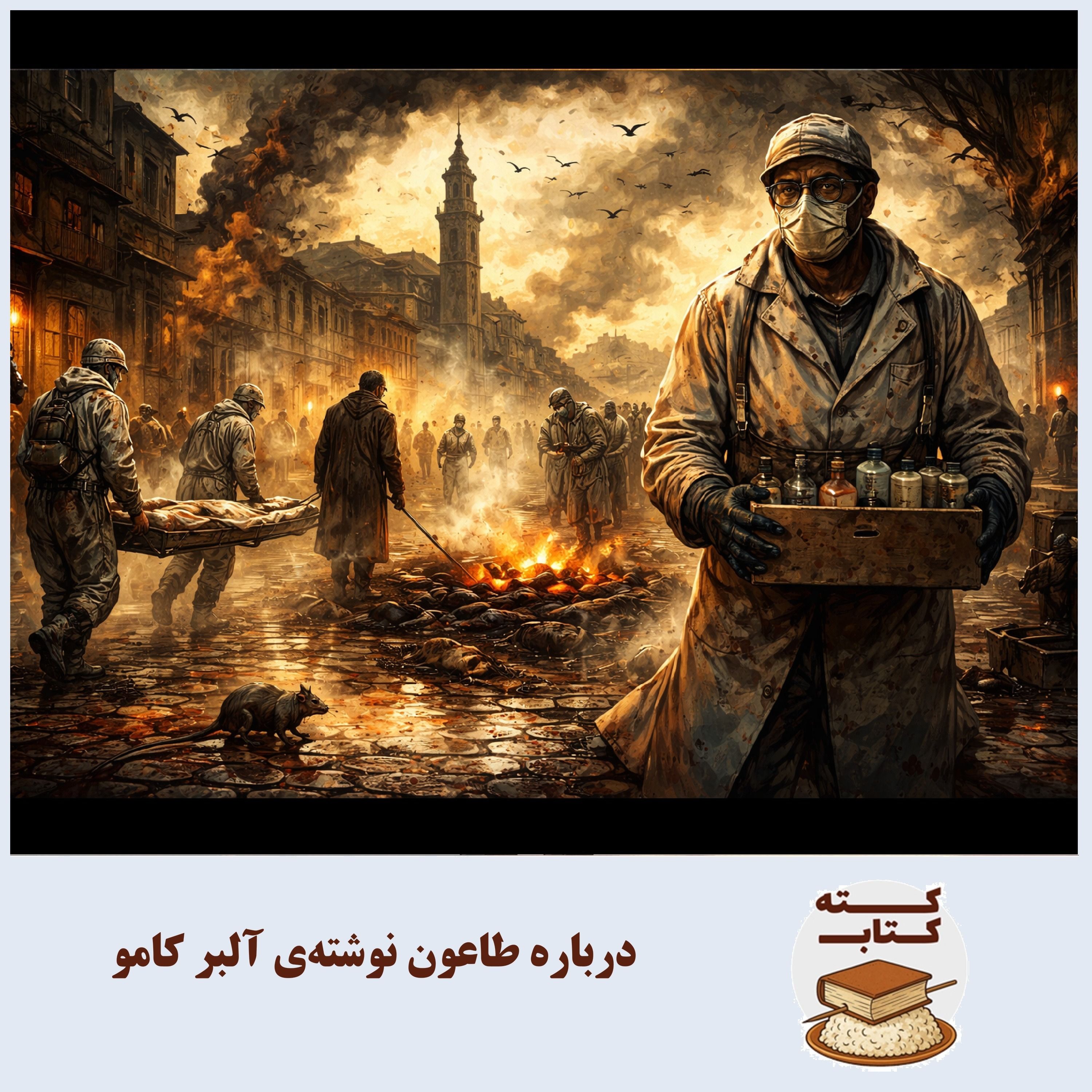کته کتاب: درباره طاعون نوشته آلبر کامو